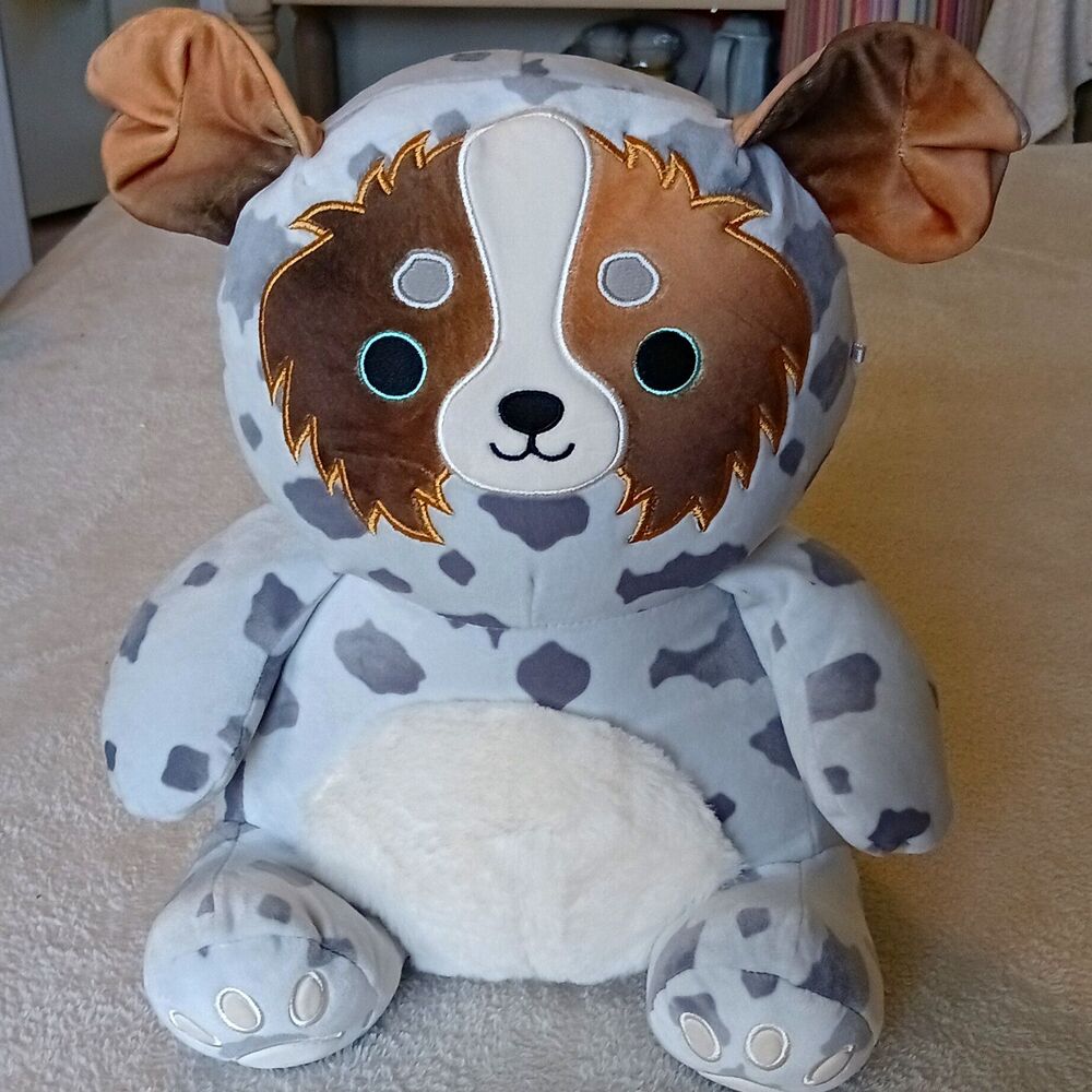 Squishmallow Raylor 10" HugMee Blue Merle Australian Shepherd Dog Plush